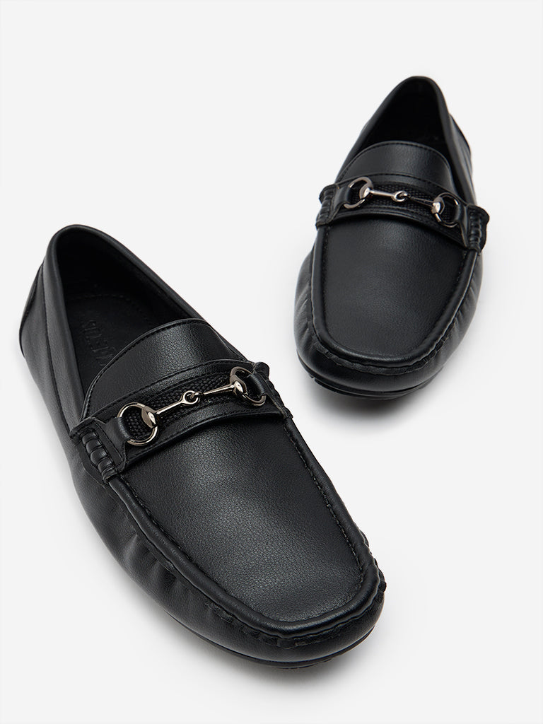 SOLEPLAY Black Penny Loafers