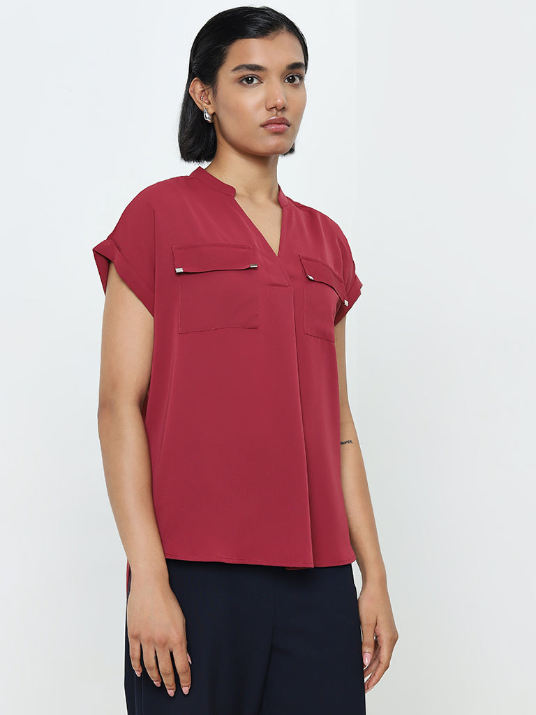 Wardrobe Wine Solid Top