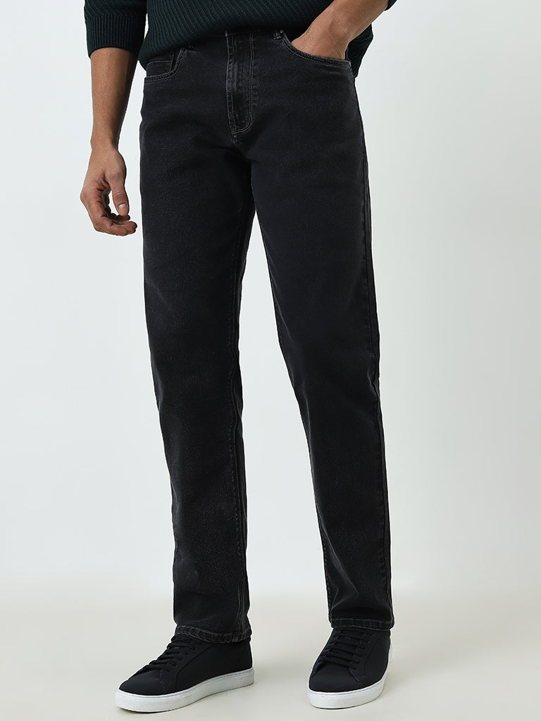 Ascot Dark Grey Relaxed - Fit Mid - Rise Jeans