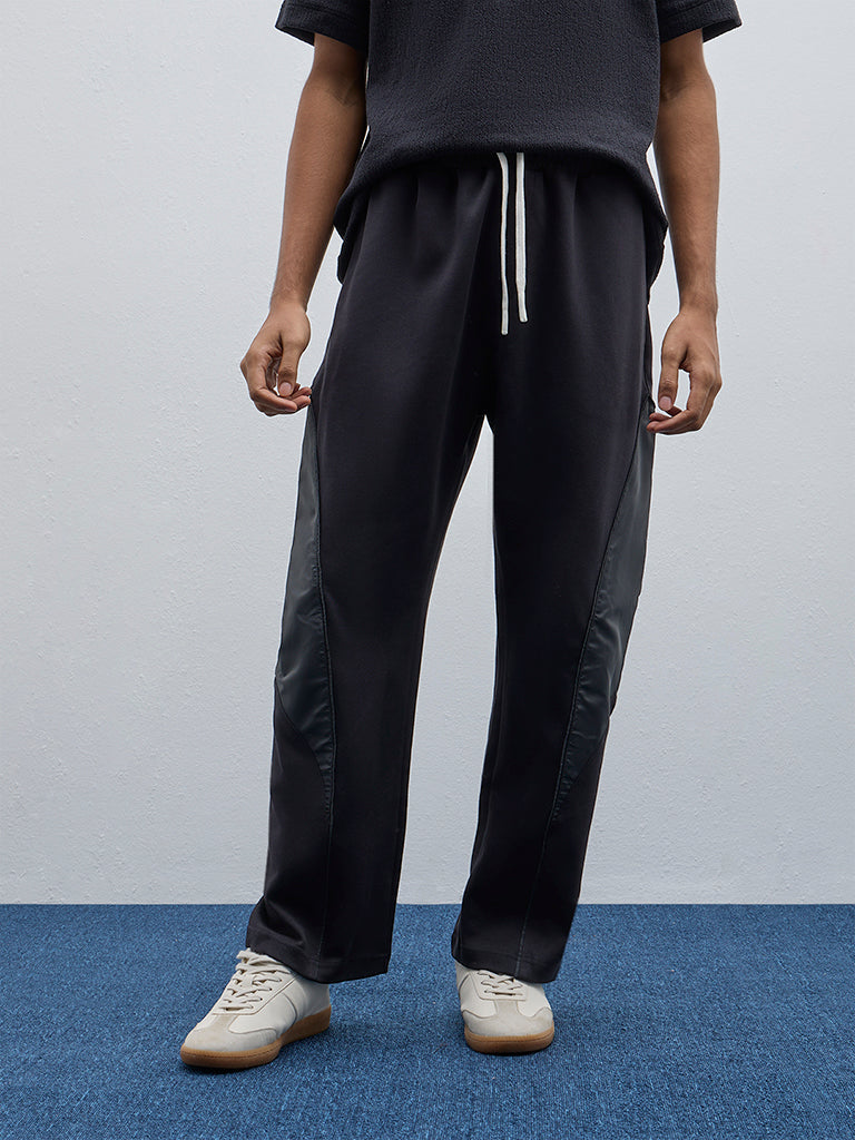 Mid rise track pants sale