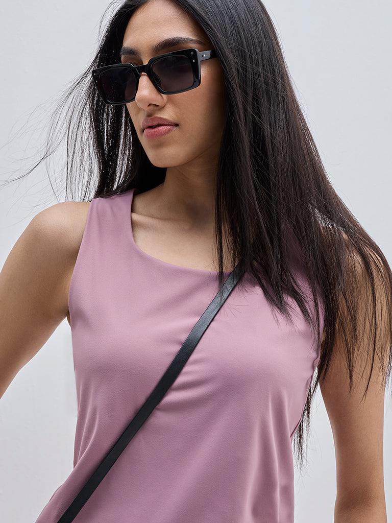 LOV Dusty Pink Solid Top