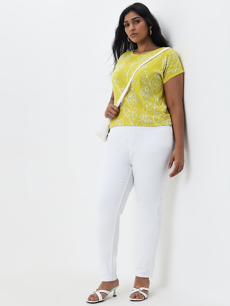 Gia White High-Rise Jeggings