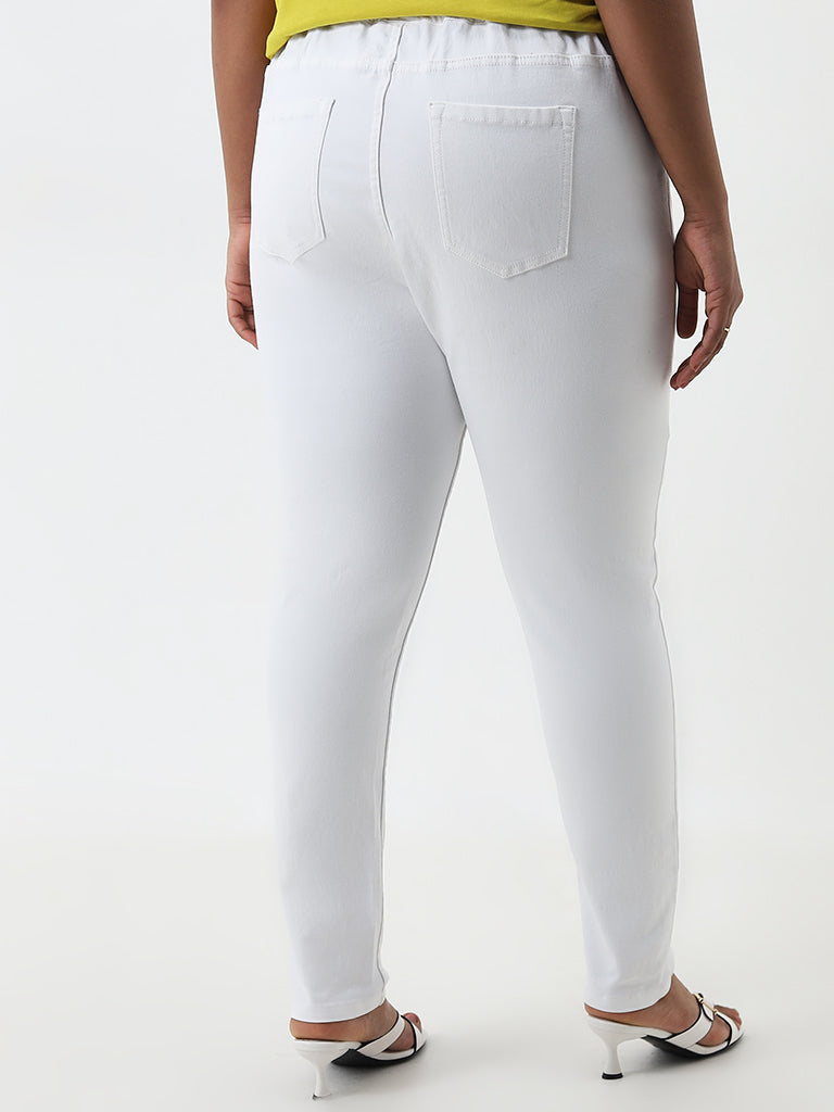 Gia White High-Rise Jeggings