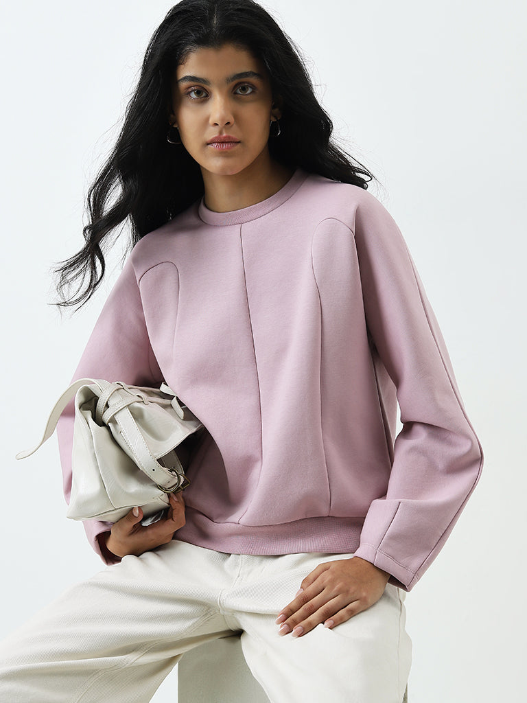 Dusty pink sweatshirt best sale