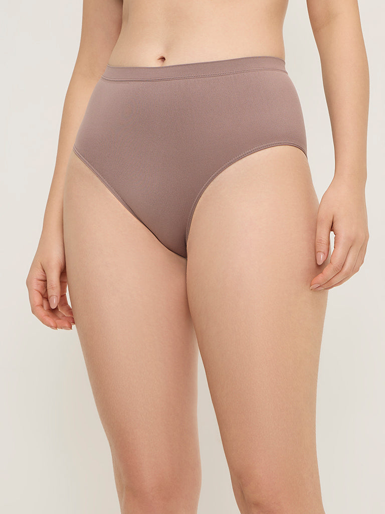 Wunderlove Brown Seamfree Full Brief