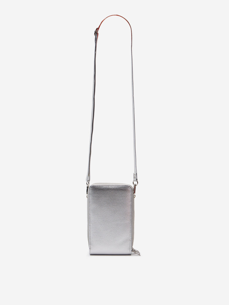 Sling bag silver online