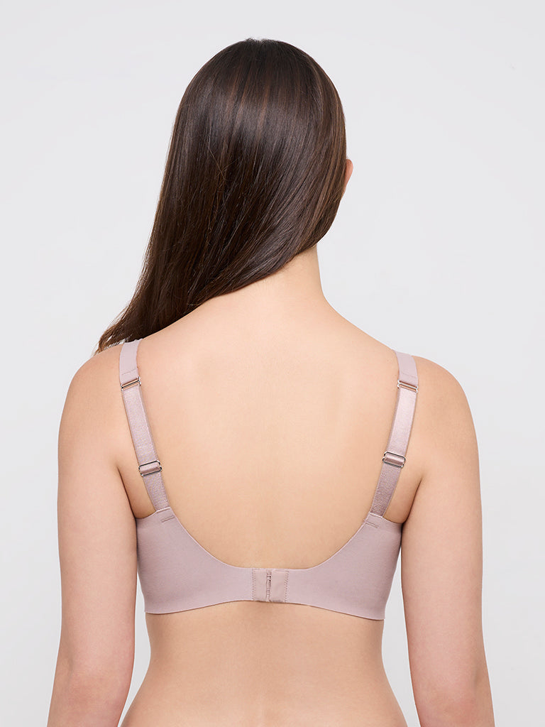 Wunderlove Light Taupe Invisible Cotton Blend Bra