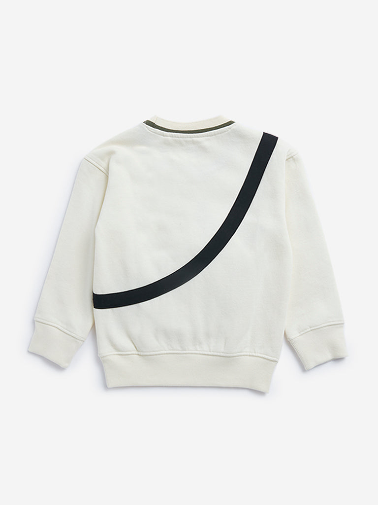 HOP Kids Off-White Fanny Pack Detailed Sweatshirt