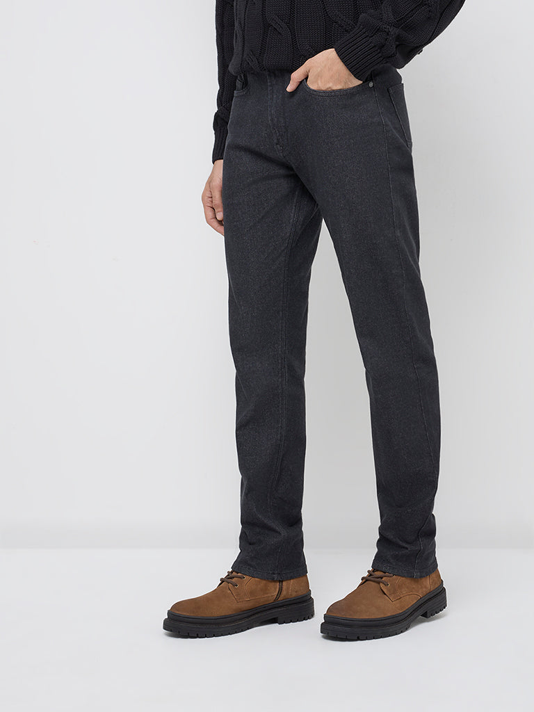 Ascot Black Relaxed - Fit Mid - Rise Jeans