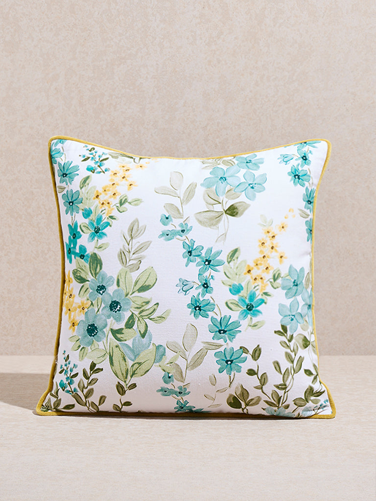 Westside Home Multicolour Botanical Design Cushion Cover