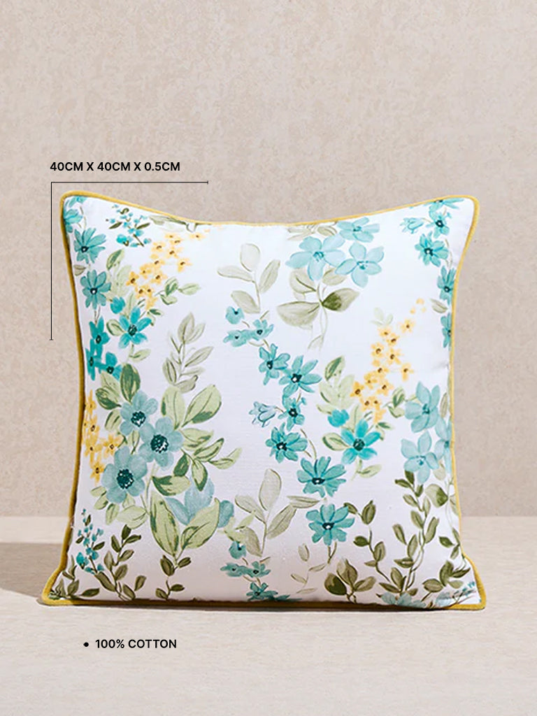 Westside Home Multicolour Botanical Design Cushion Cover