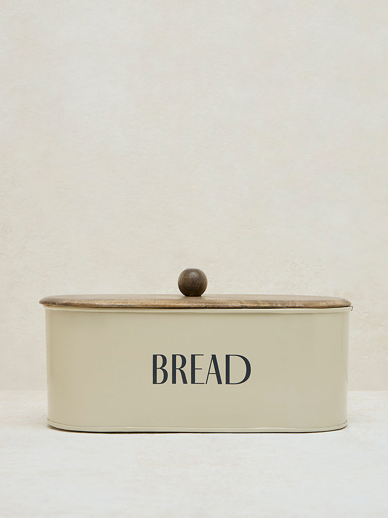 Westside Home Off-White Bread Container Box