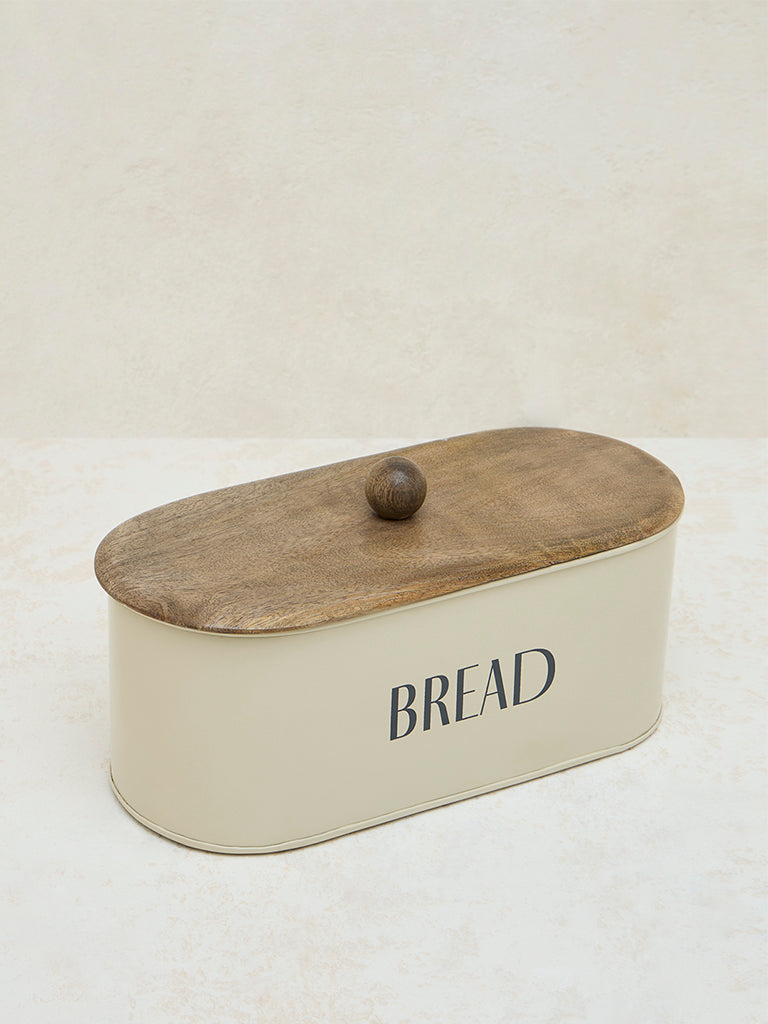 Westside Home Off-White Bread Container Box