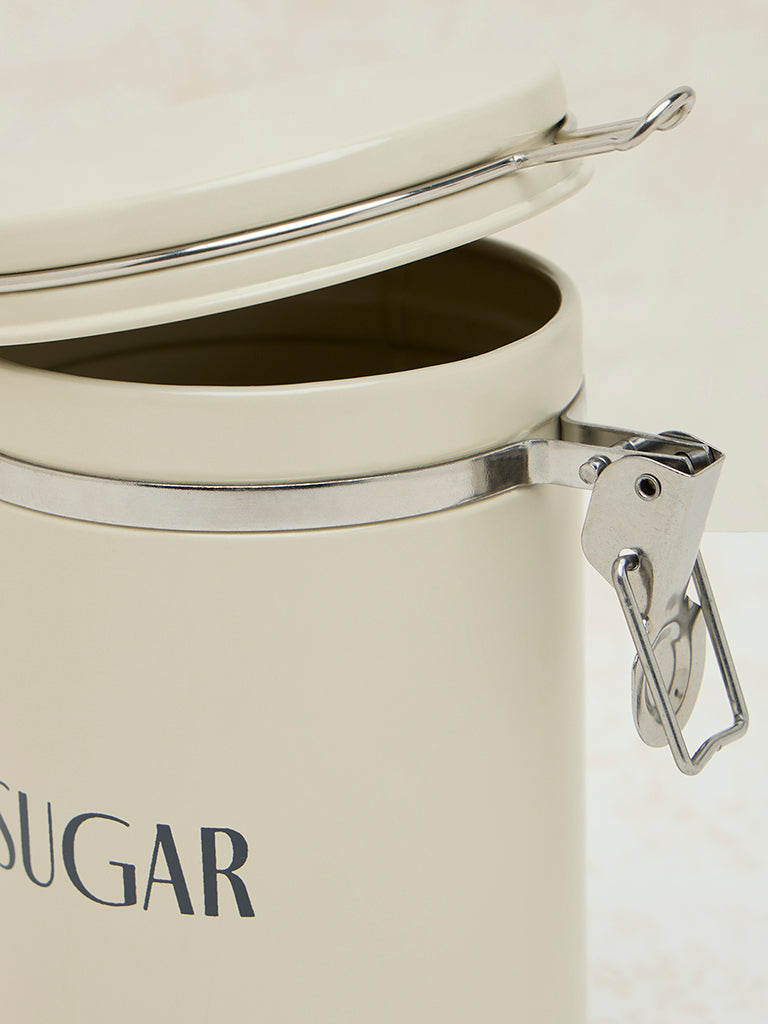 Westside Home Off-White Sugar Canister