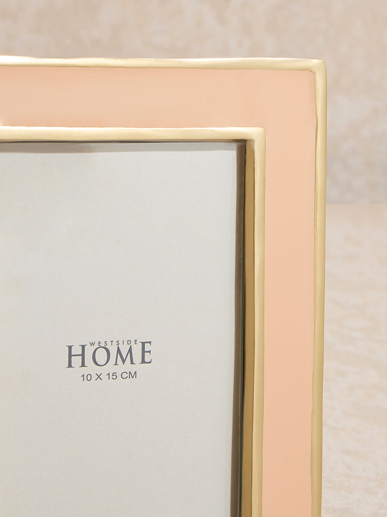 Westside Home Peach Resin Photo Frame