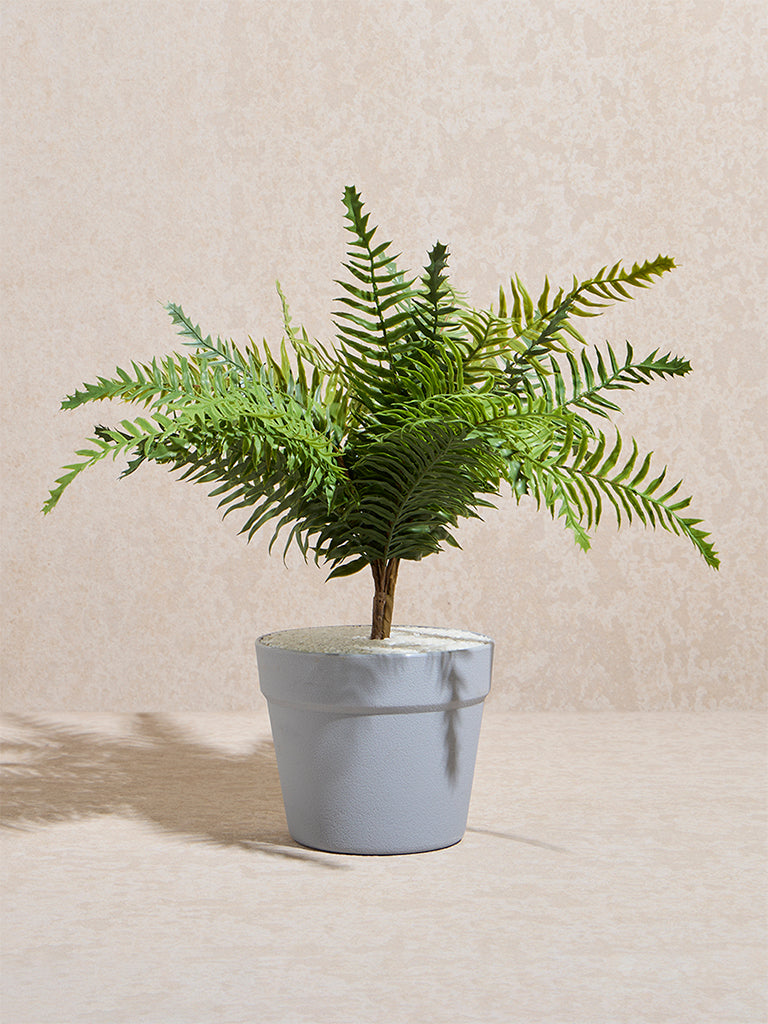 Westside Home Green Artificial Fern Plant