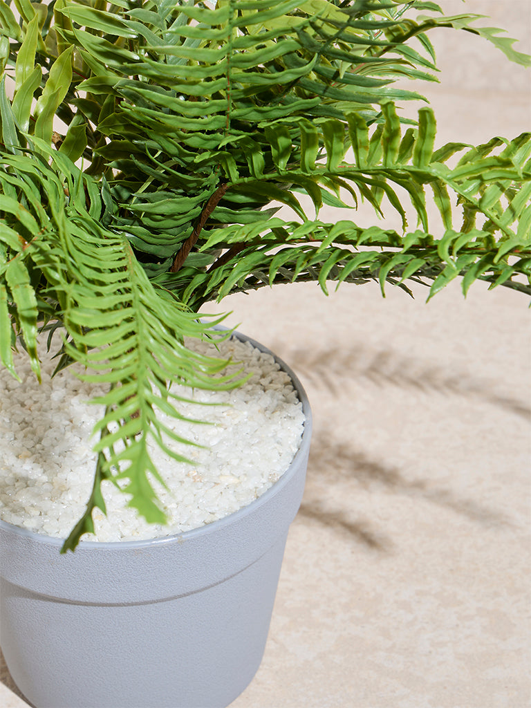 Westside Home Green Artificial Fern Plant