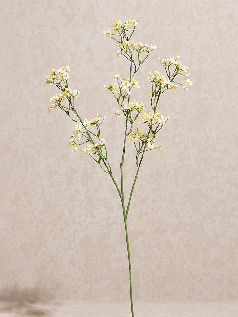 Westside Home Yellow Artificial Gypsophila Flower