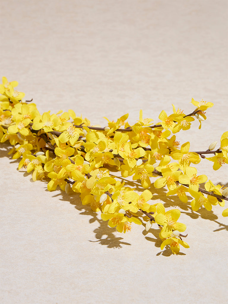 Westside Home Yellow Artificial Jasmine Flower