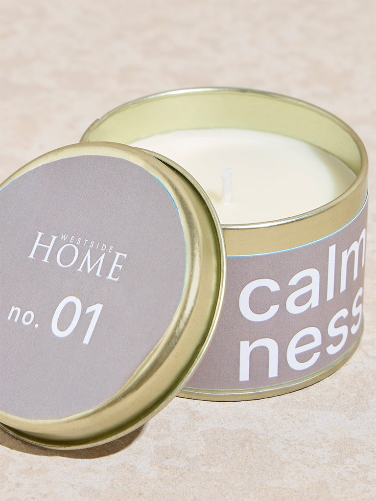 Westside Home Grey Calmness Spa Fragrance Tin Candle