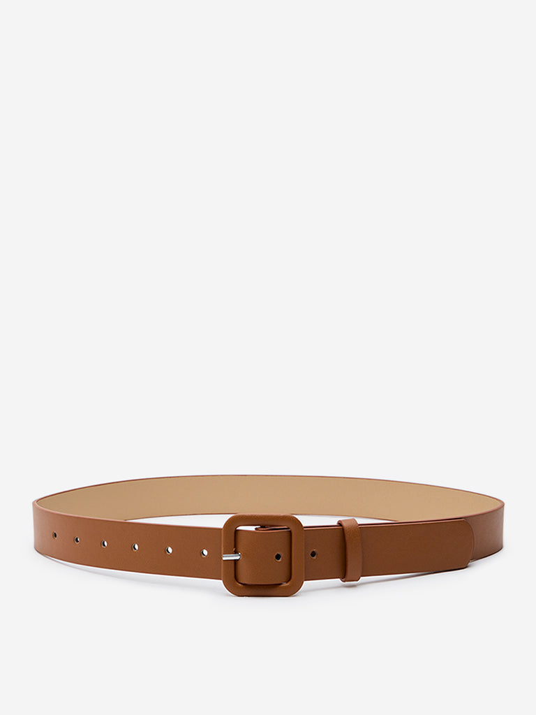 Westside Accessories Tan Matte-Finish Belt (Small)