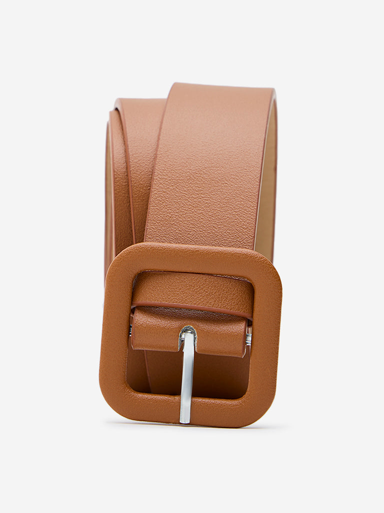 Westside Accessories Tan Matte-Finish Belt (Small)