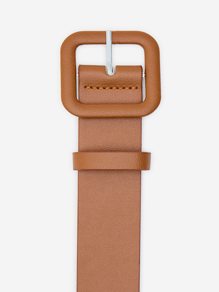 Westside Accessories Tan Matte-Finish Belt (Large)