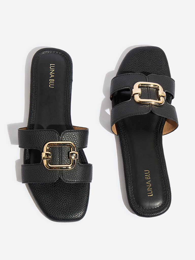 LUNA BLU Black Metal Detailed Slides