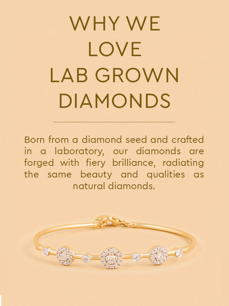 Radiant Halo Gold Plated Lab Diamond Bangle Bracelet