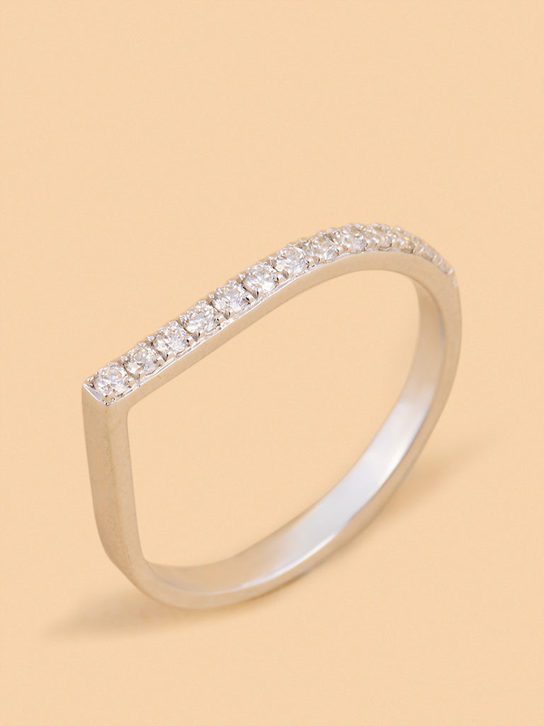 Sleek Lab Diamond Eternity Ring