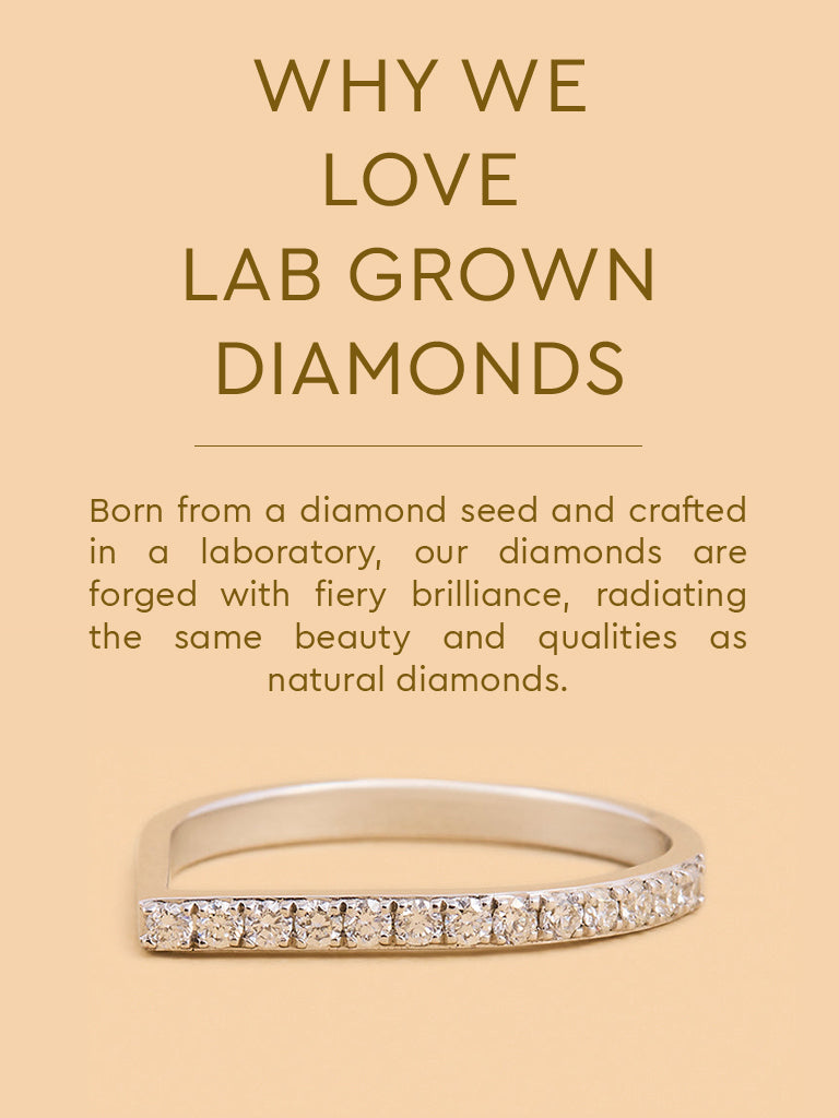 Sleek Lab Diamond Eternity Ring