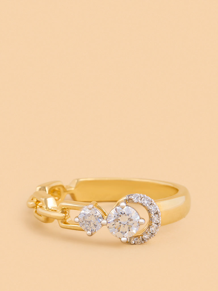 Eternal Circle Chain Lab Diamond Ring