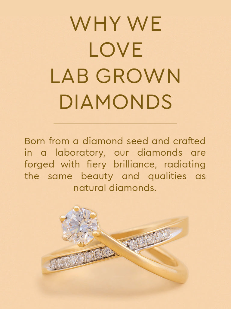 Classic Comet Solitaire Lab Diamond Ring