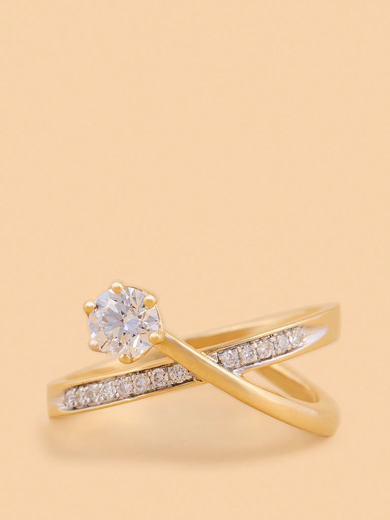 Classic Comet Solitaire Lab Diamond Ring