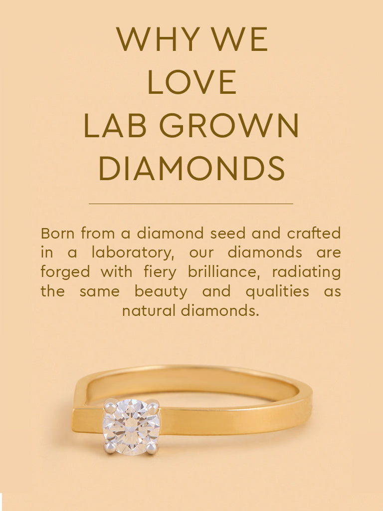 Brilliant Solitaire Lab Diamond Ring