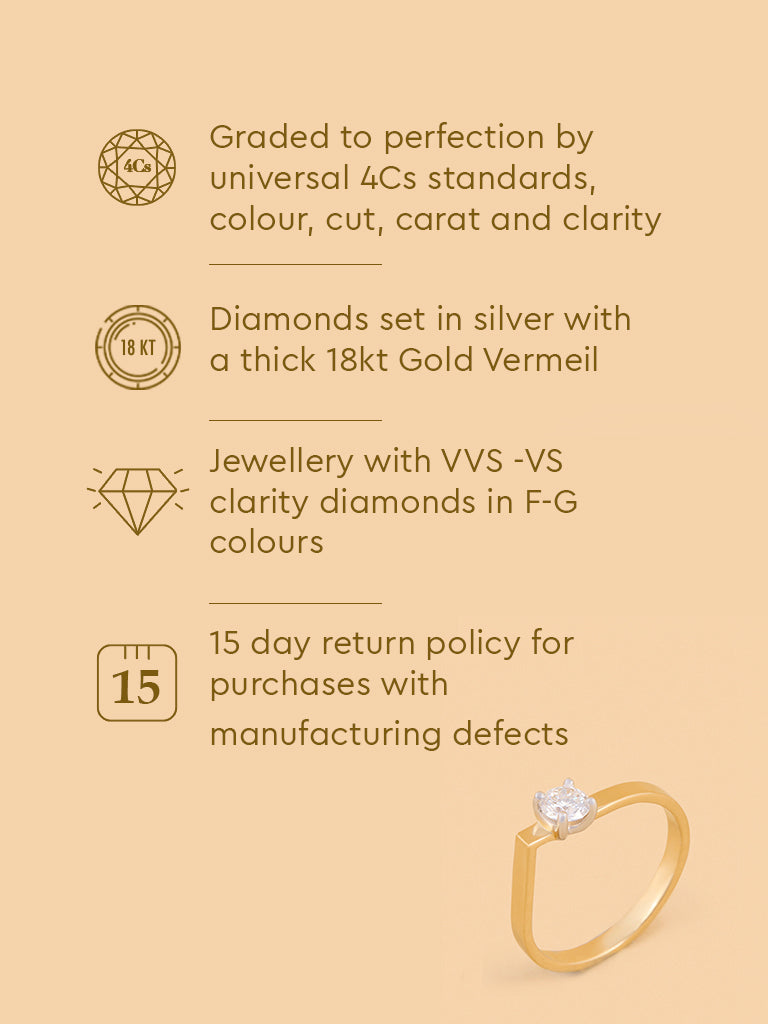 Brilliant Solitaire Lab Diamond Ring