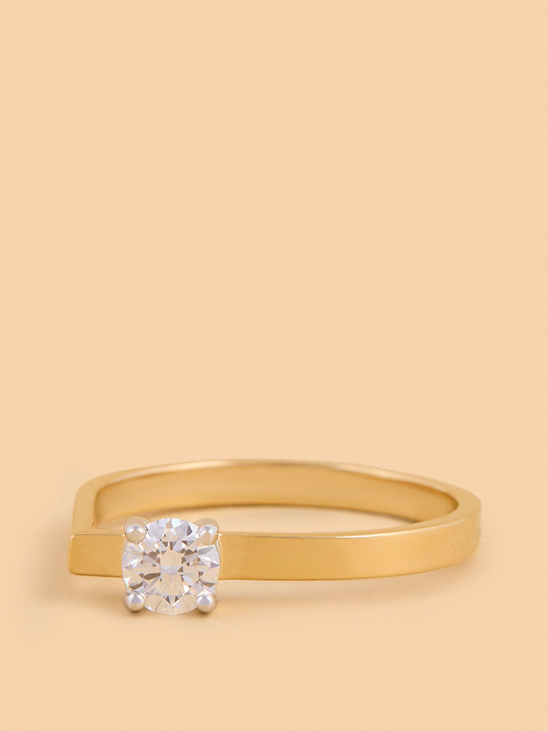 Brilliant Solitaire Lab Diamond Ring