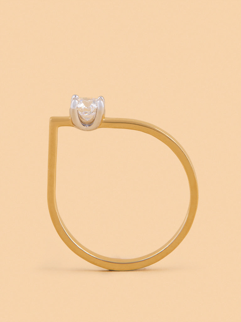 Brilliant Solitaire Lab Diamond Ring
