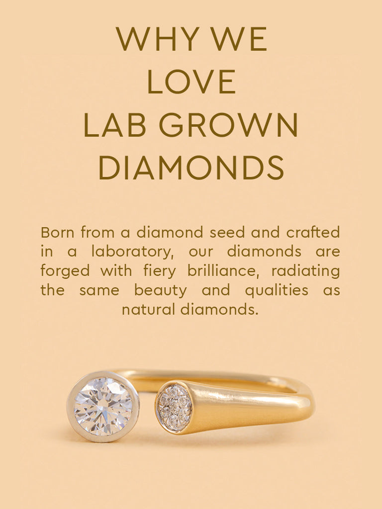 Elegant Twin Lab Diamond Ring