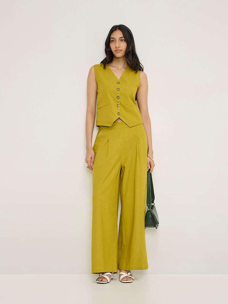 LOV Lime High-Rise Trousers