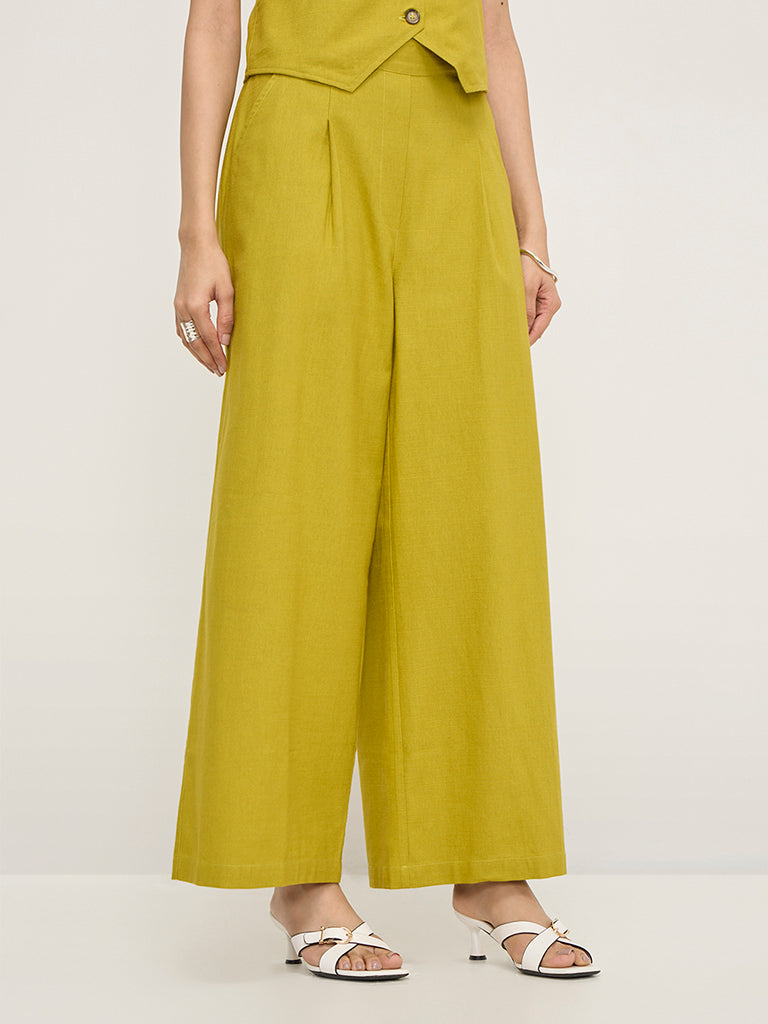 LOV Lime High-Rise Trousers