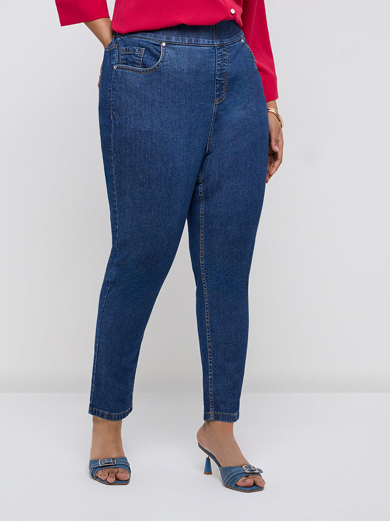 Gia Blue High-Rise Jeggings