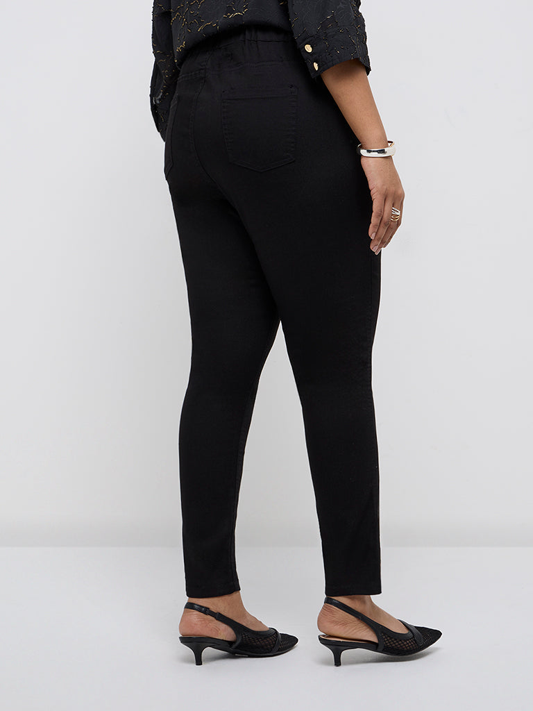 Gia Black High-Rise Jeggings