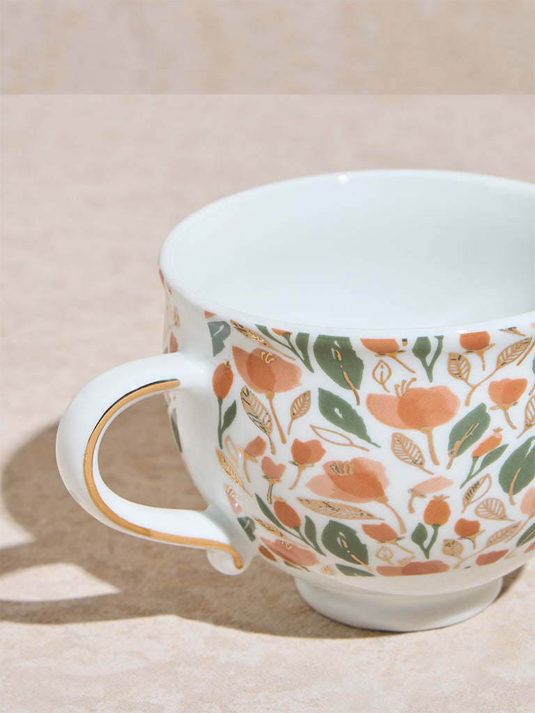 Westside Home Multicolour Floral Printed Mug