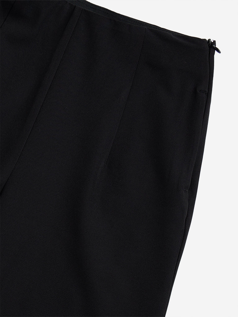 Y&F Kids Black High-Rise Trousers