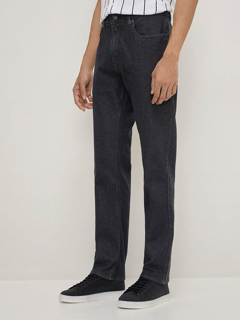 Ascot Black Relaxed - Fit Mid - Rise Jeans