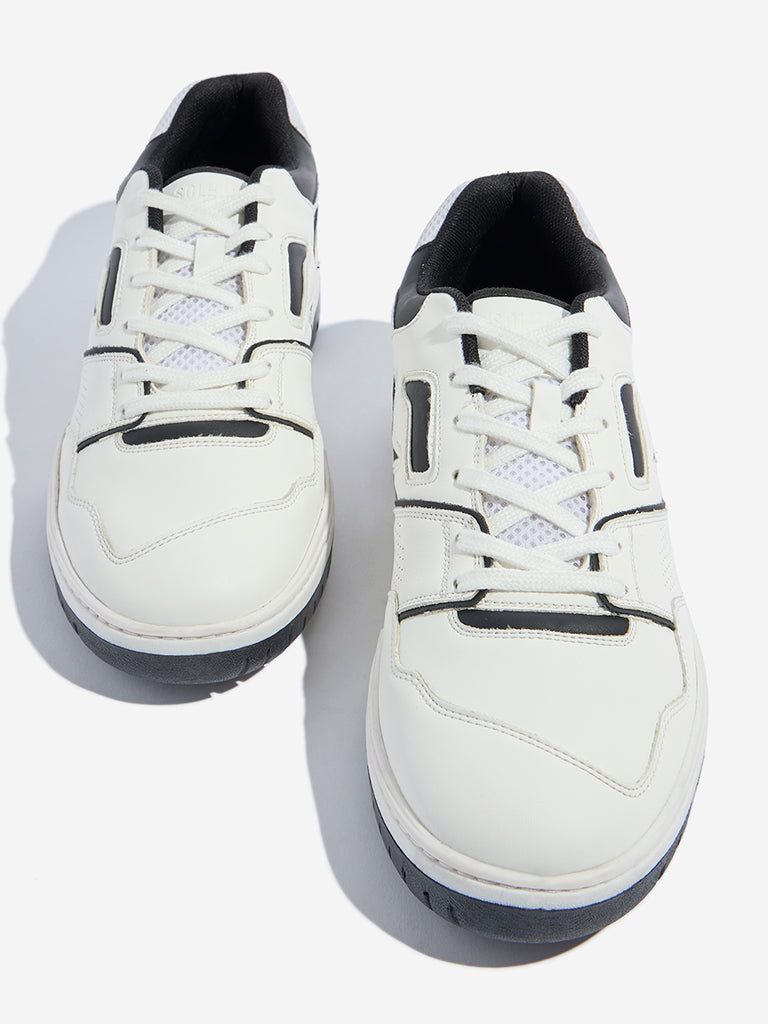 SOLEPLAY Black Colour-Block Sneakers