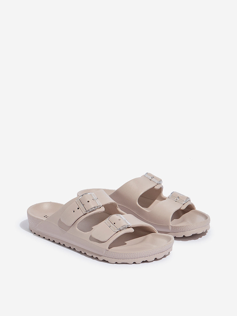 LUNA BLU Dusty Pink Double Band Flip-Flop