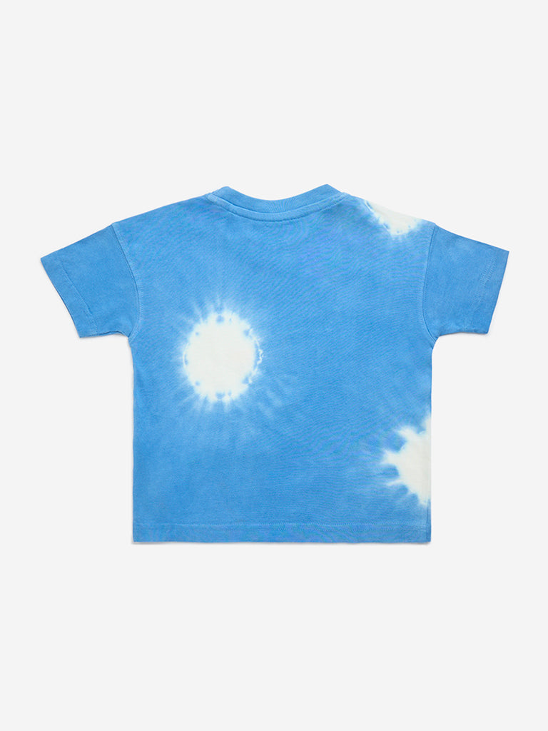 HOP Kids Blue Sea-Inspired Cotton T-Shirt