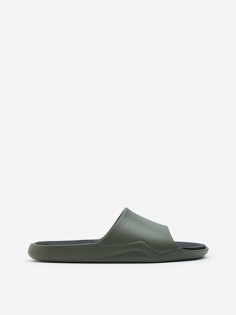 SOLEPLAY Olive Solid Slides